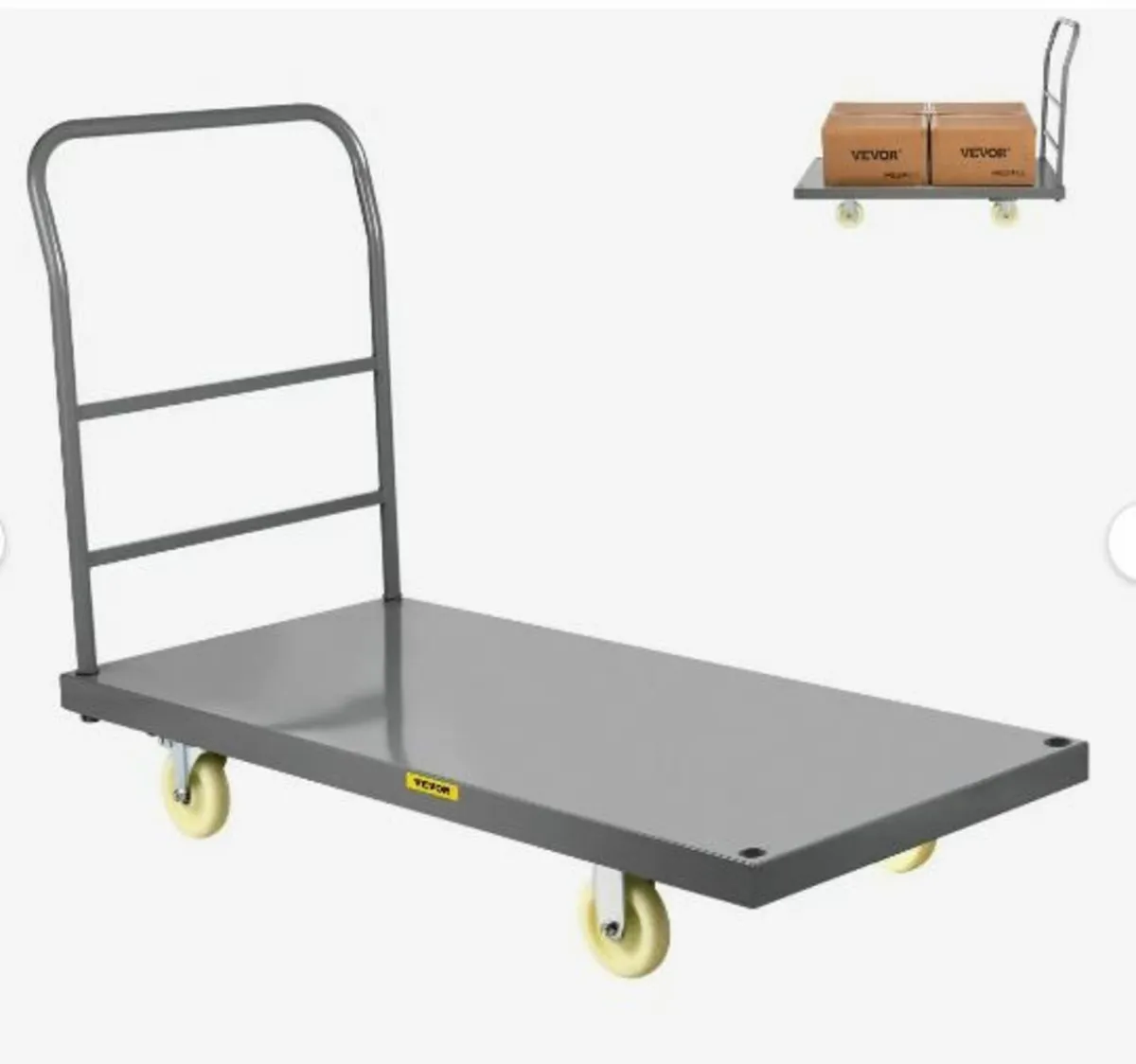 Platform Truck, 907.2 kg Capacity Steel - Image 3
