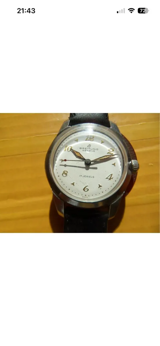Vintage SWISS BREITLING 17 Jewels - Image 2