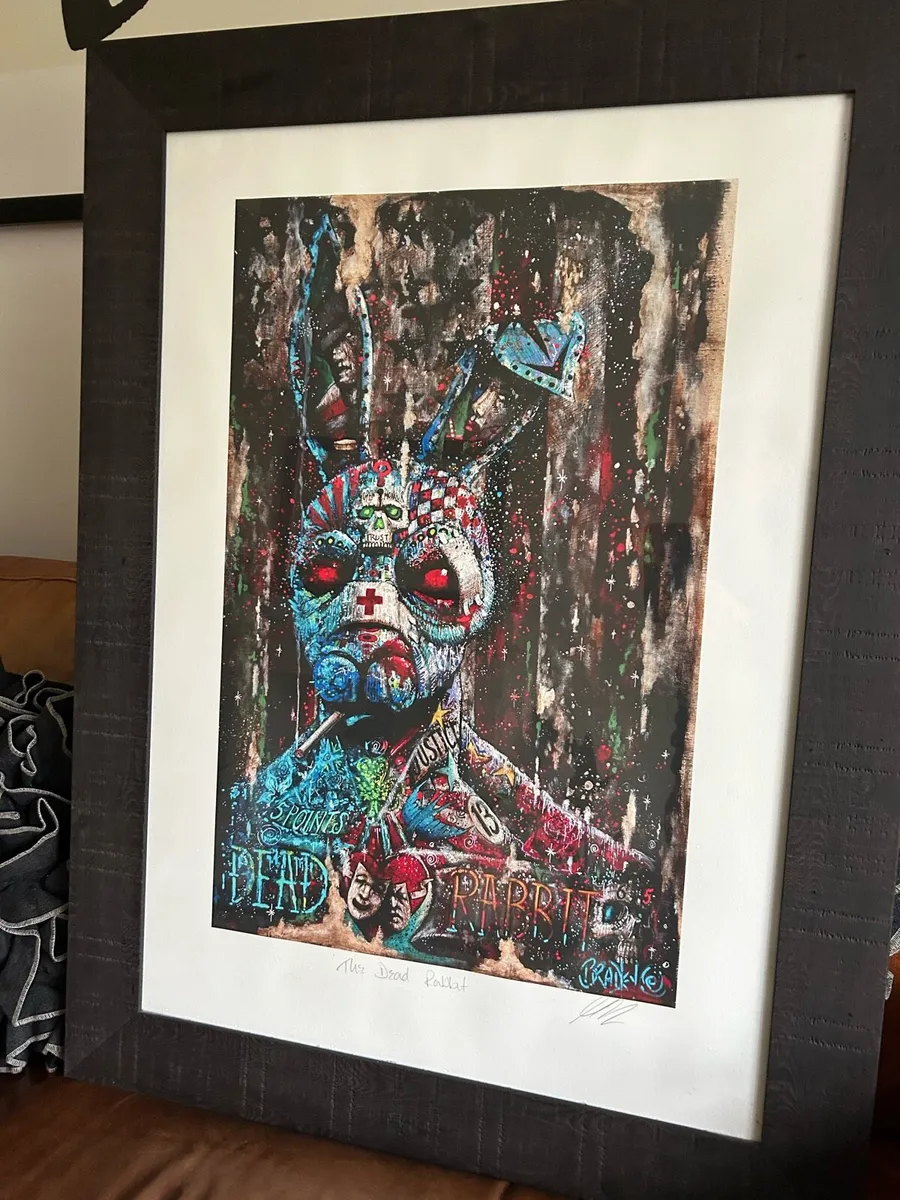 Terry Bradley “ dead rabbit “ art print - Image 4