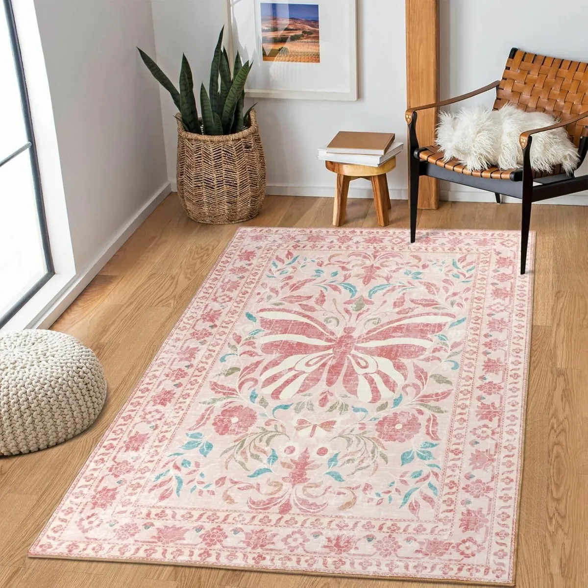 Butterfly Rugs Living Room 120x180cm Non-Slip - Image 3