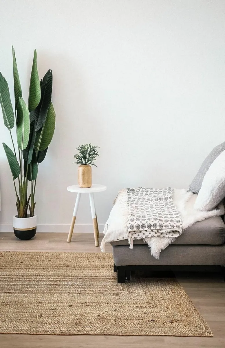 Jute Alhambra natural colour rug – 100% fibre (80 - Image 2