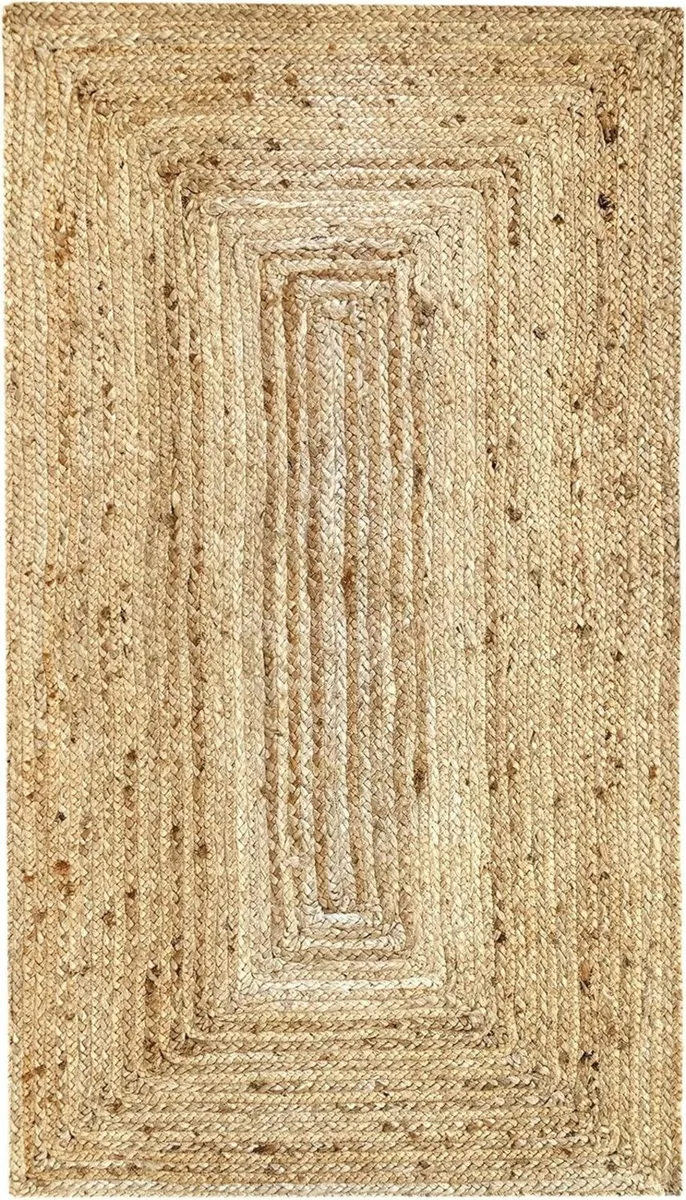 Jute Alhambra natural colour rug – 100% fibre (80 - Image 4