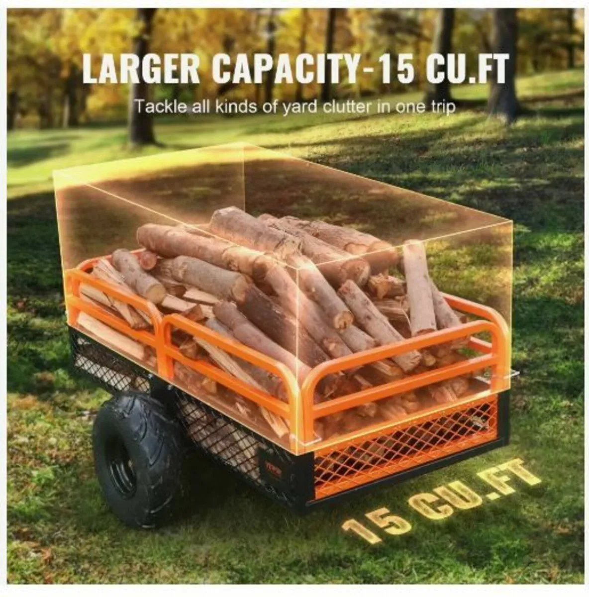 Heavy Duty Steel ATV Dump Trailer - Image 2