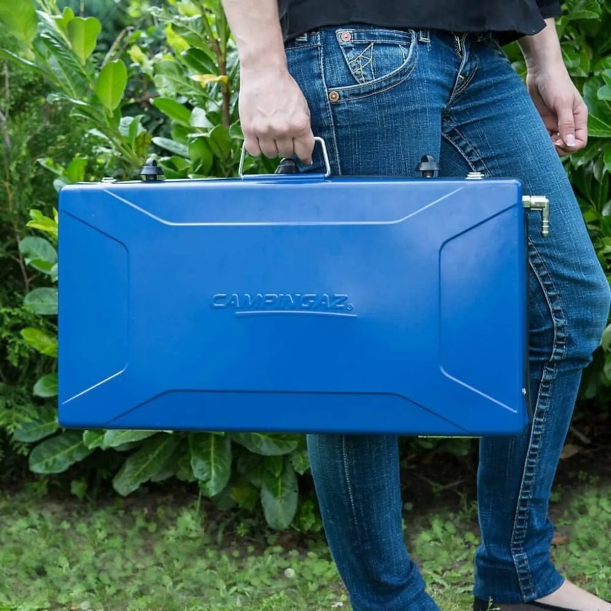 Chef Folding Double Burner Stove and Grill - Image 4