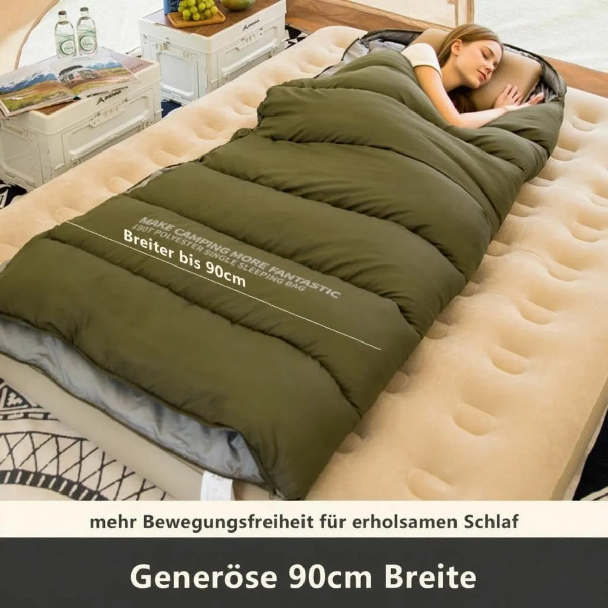 Adult Sleeping Bag for Camping – Graphene - Image 3