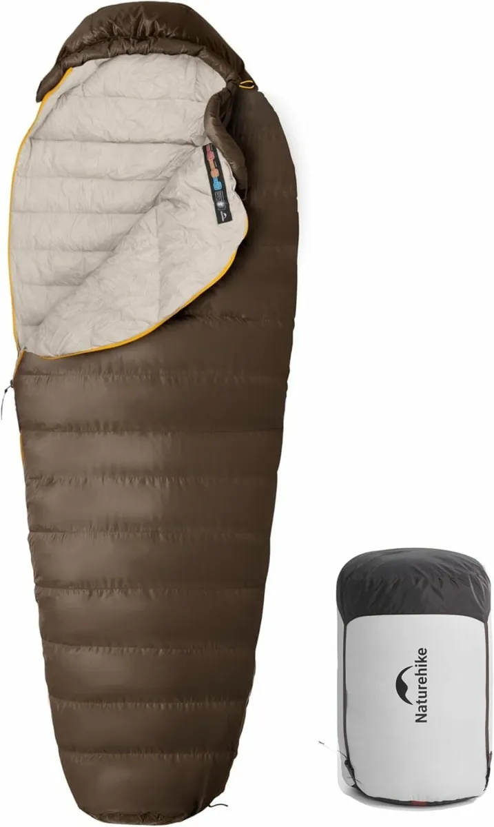 Snowbird Duck Down Mummy Sleeping Bag Outdoor - Image 1