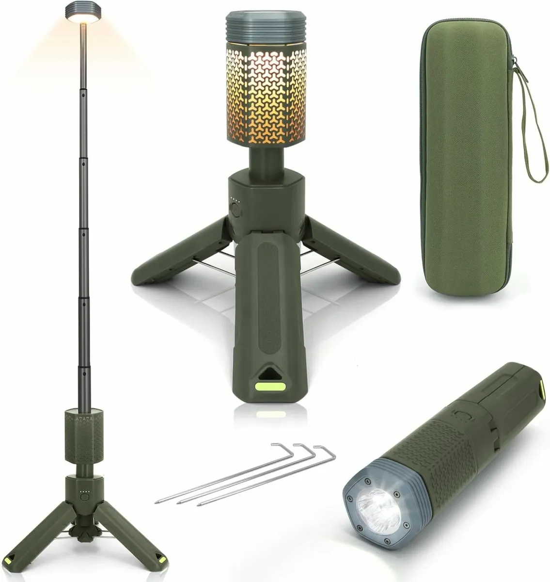 Telescopic Camping Lights Portable Lantern with - Image 1