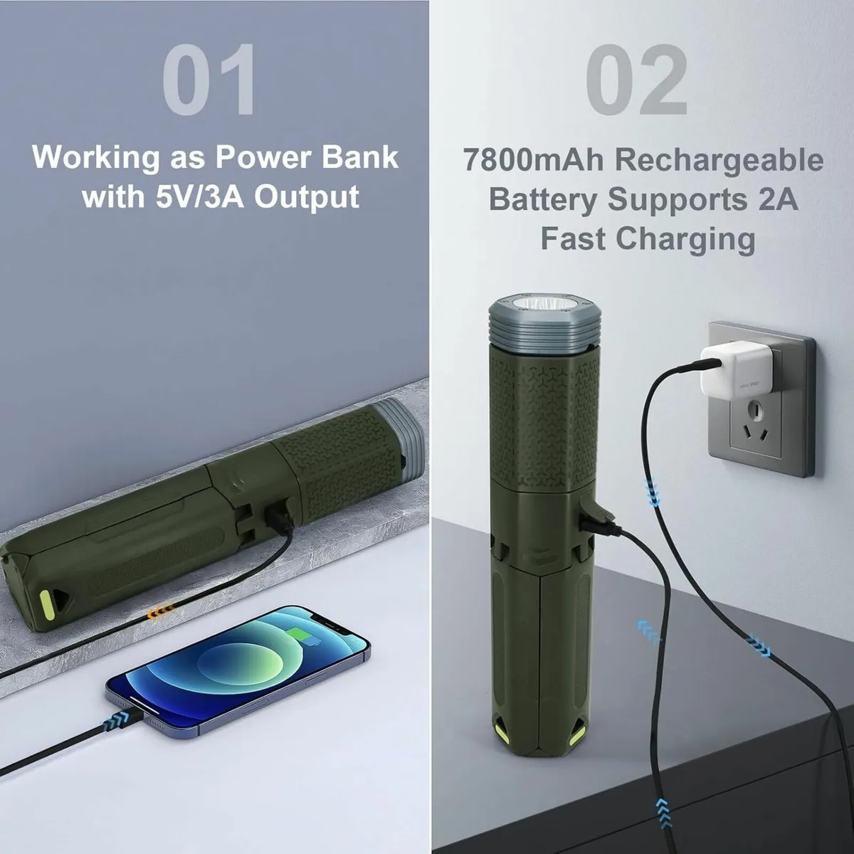 Telescopic Camping Lights Portable Lantern with - Image 2