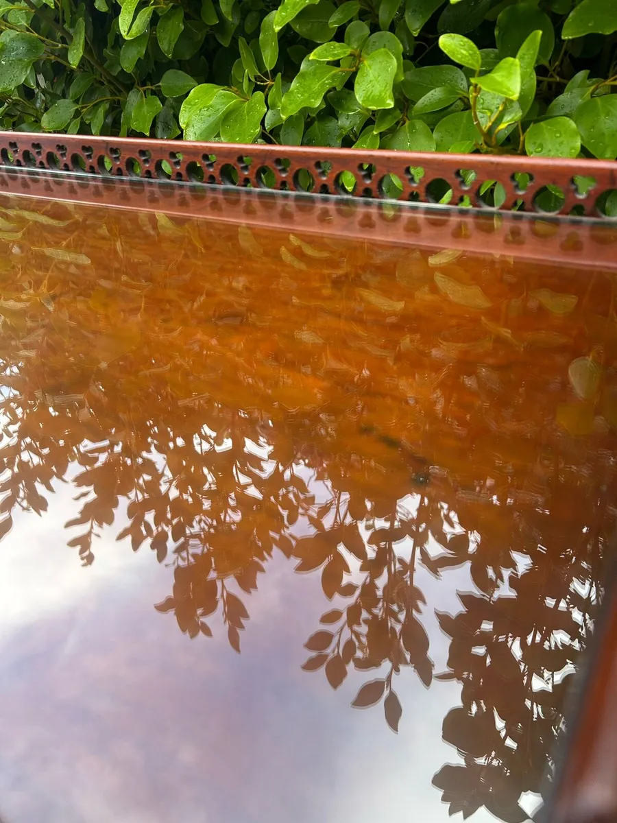 Antique hallway console table mid century - Image 4