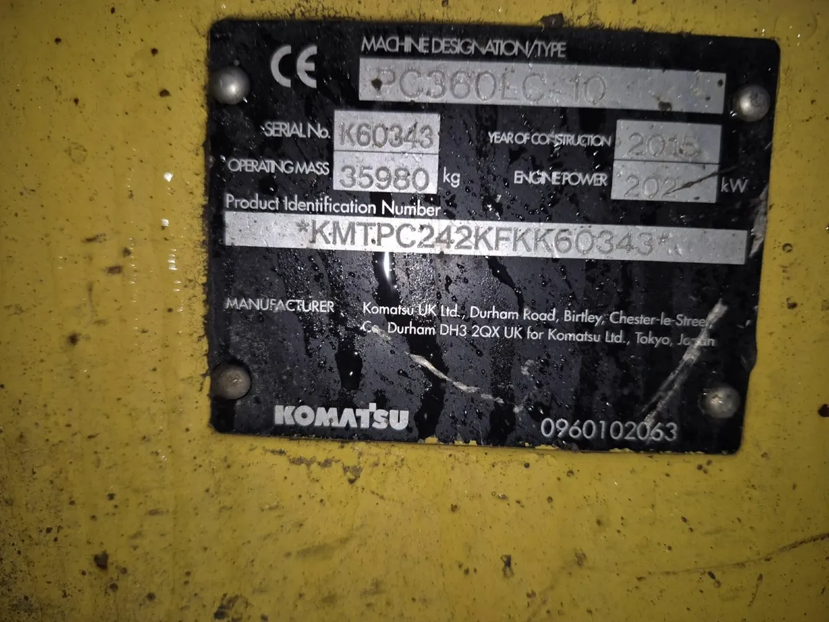 Komatsu PC 360 LC-10 - Image 3