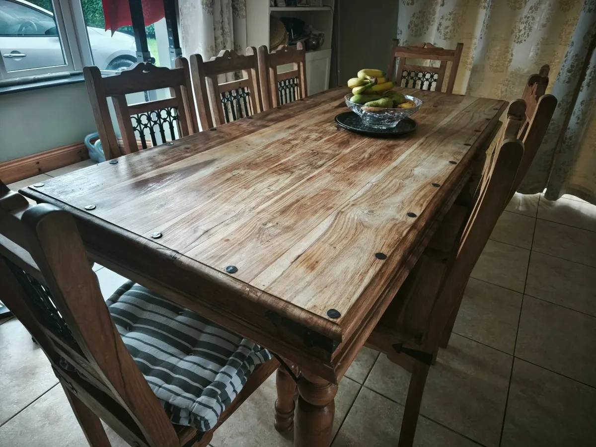 Dining table 8 chairs - Image 2