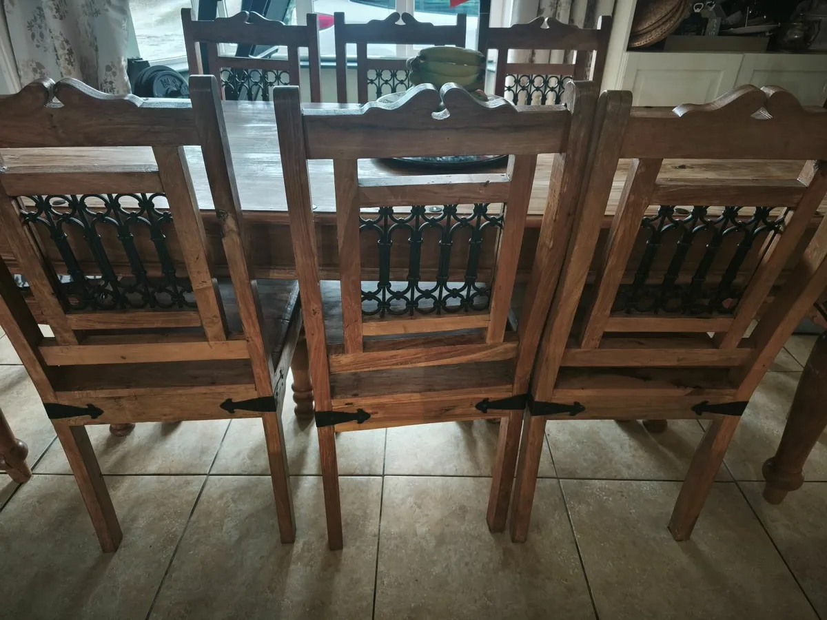 Dining table 8 chairs - Image 3