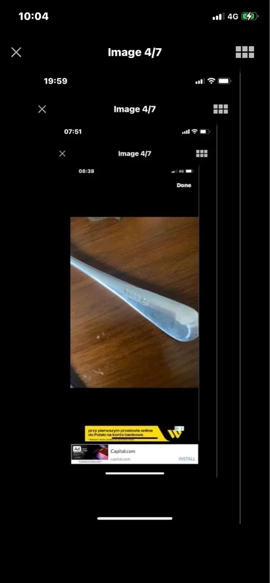 Antique 24 piece Boxed Fish Set - Image 3