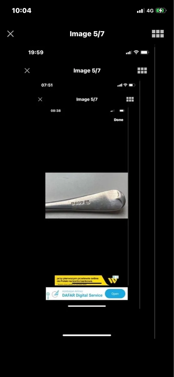 Antique 24 piece Boxed Fish Set - Image 4