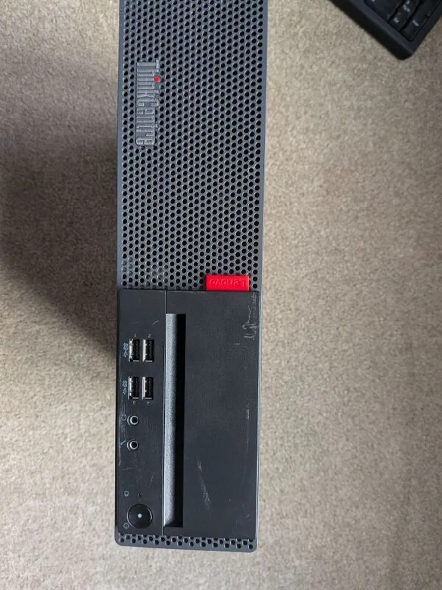 Lenovo m910s Desktop PC Monitor, keyboard and mouse. - Image 4