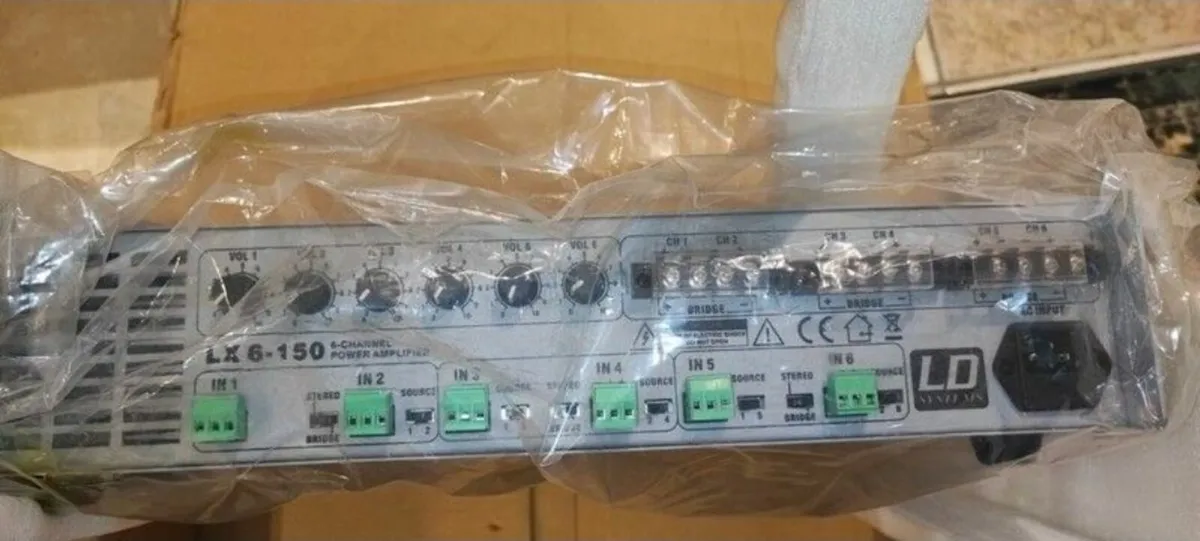 Unused 6-Channel Power Amp - LD Systems - Image 2