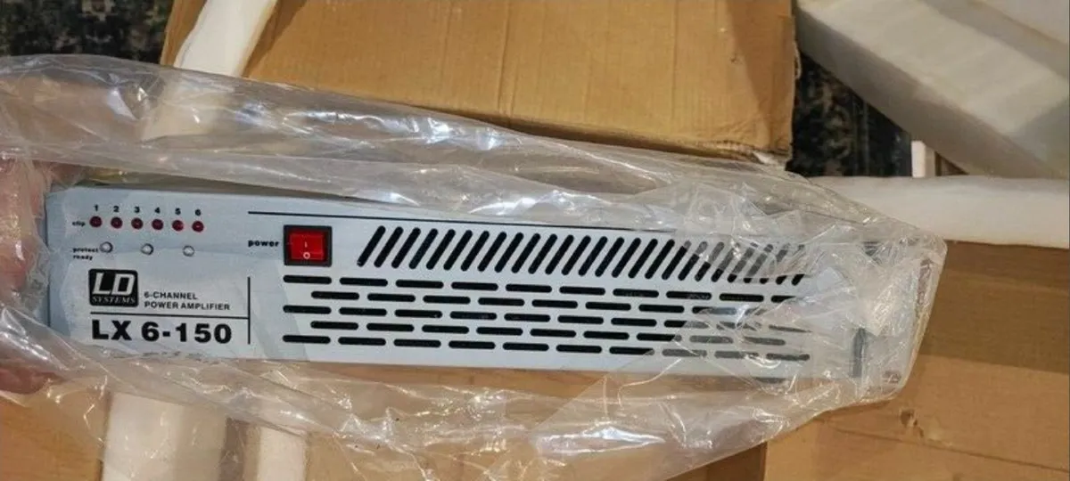 Unused 6-Channel Power Amp - LD Systems - Image 1