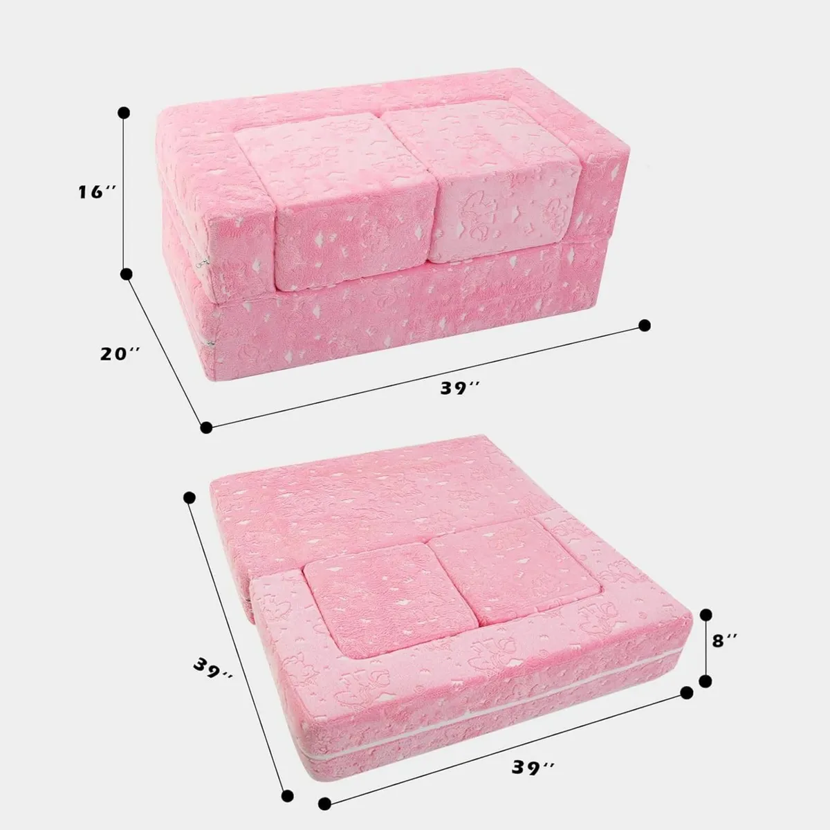 Kids Play Sofa Modular Toddler Armchair Couch - Image 3