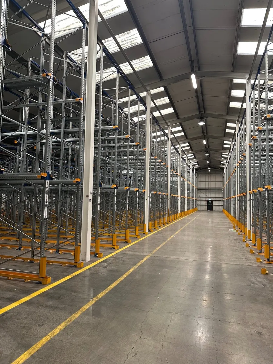 Pallet racking Meccalux drive in Racking as new - Image 2