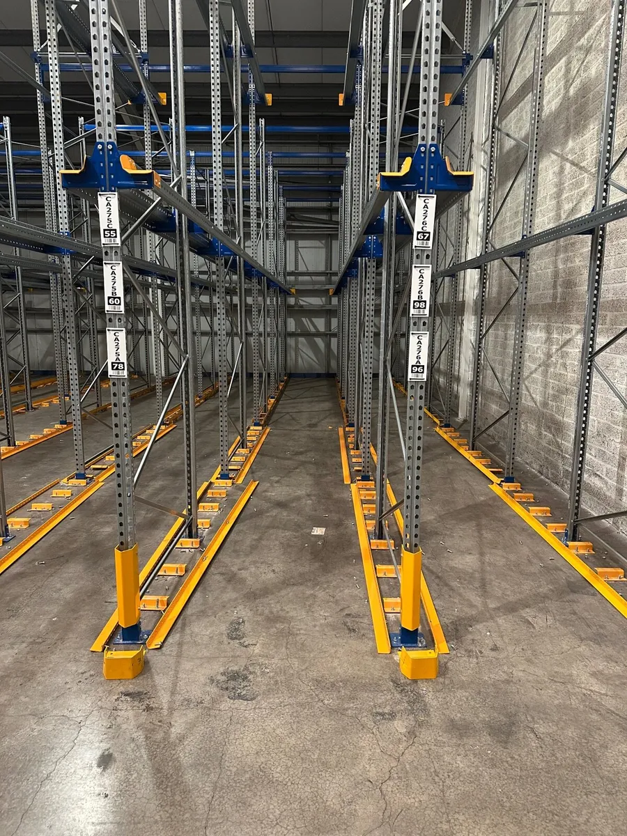 Pallet racking Meccalux drive in Racking as new - Image 3