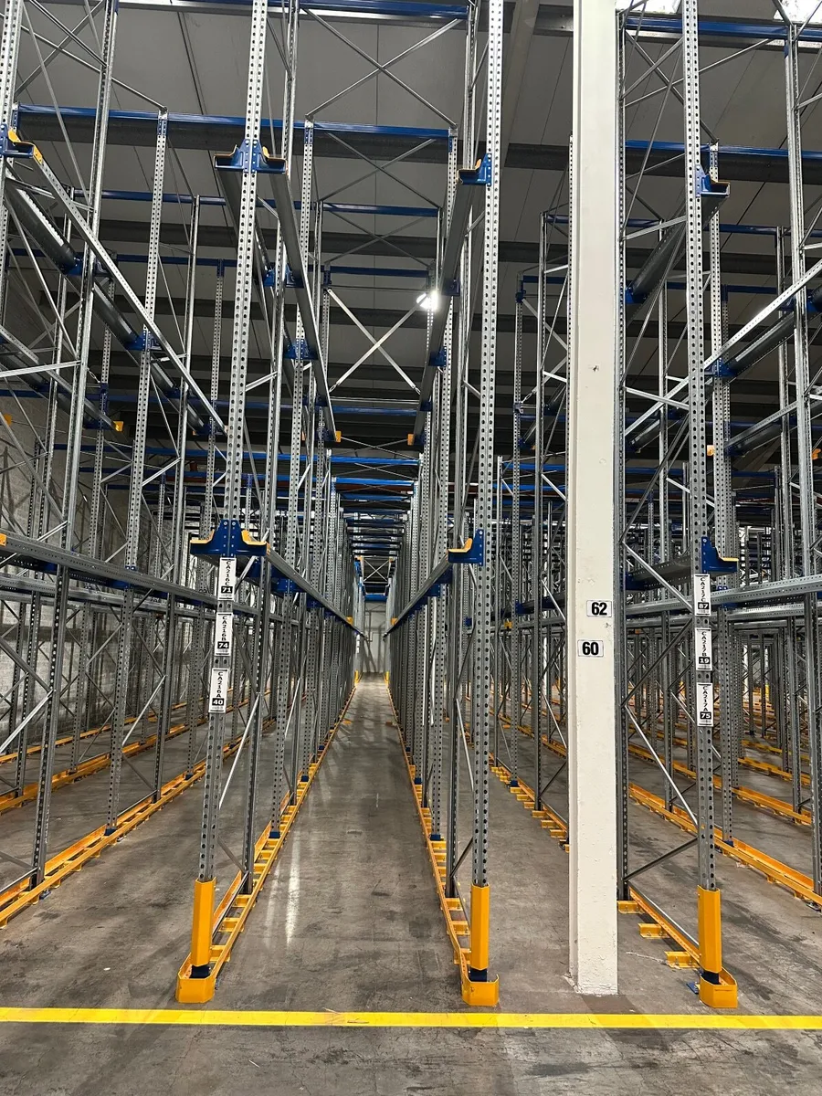 Pallet racking Meccalux drive in Racking as new - Image 1