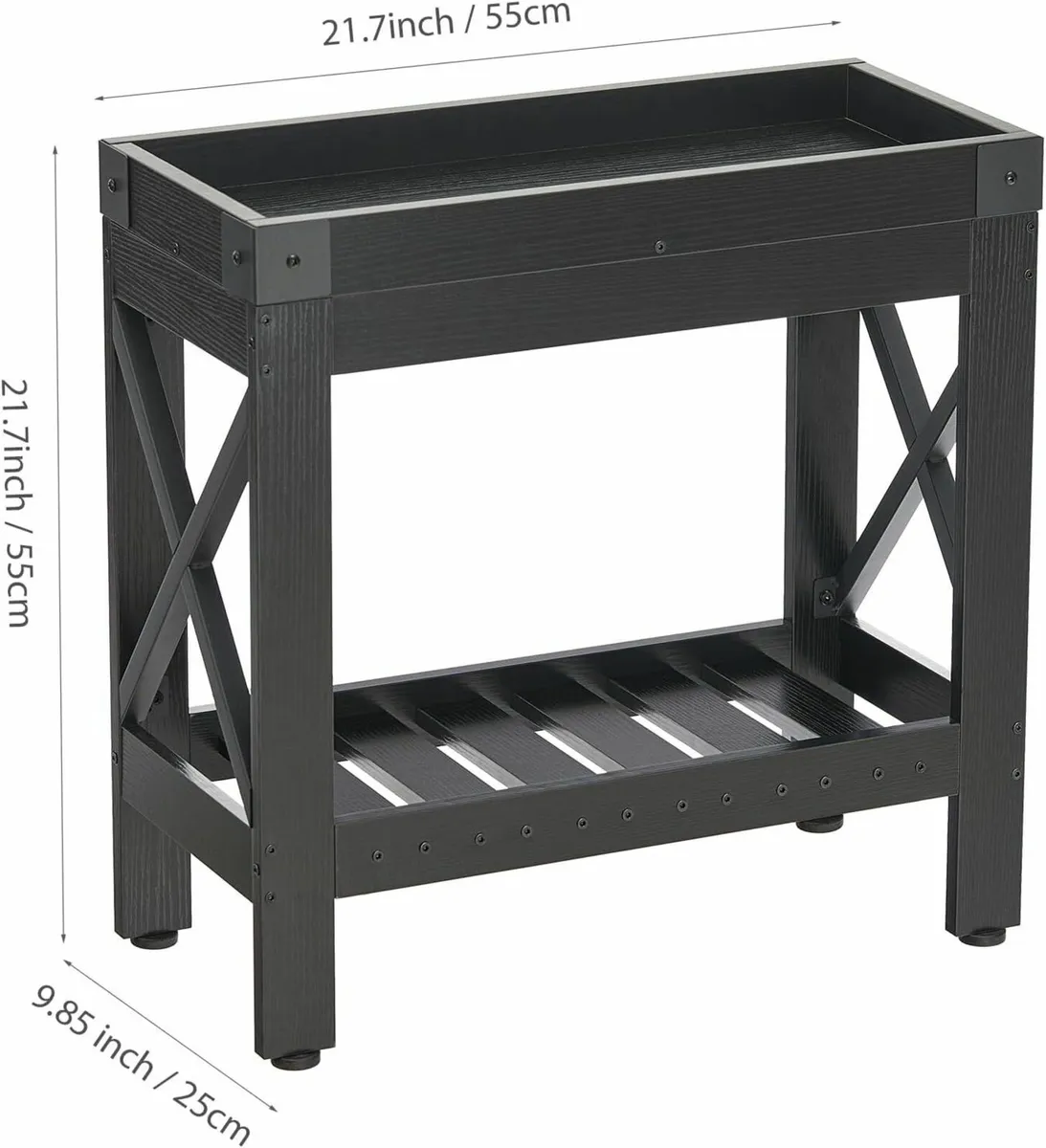 Narrow Side Table End Sofa Nightstand for Bedroom - Image 3