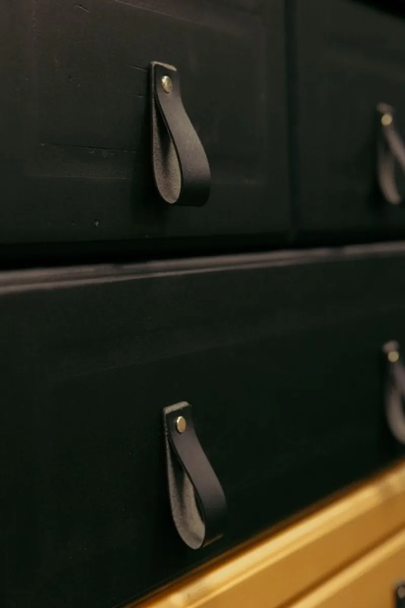 Upcycled Two-Tone Designer Chest of Drawers - Image 3