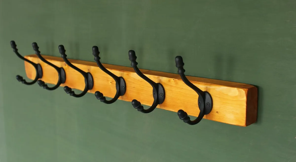 Rustic Pine Coat Rack - Image 2