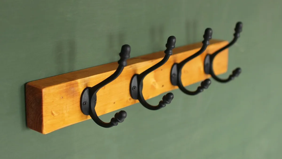Rustic Pine Coat Rack - Image 1