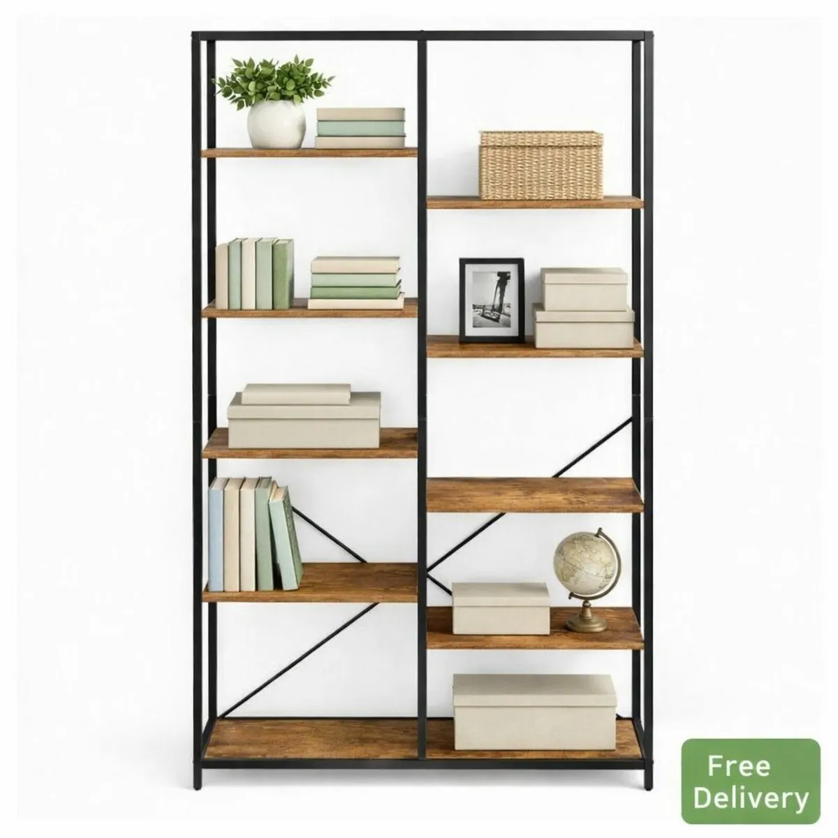 Bookcase with shelves - Image 1