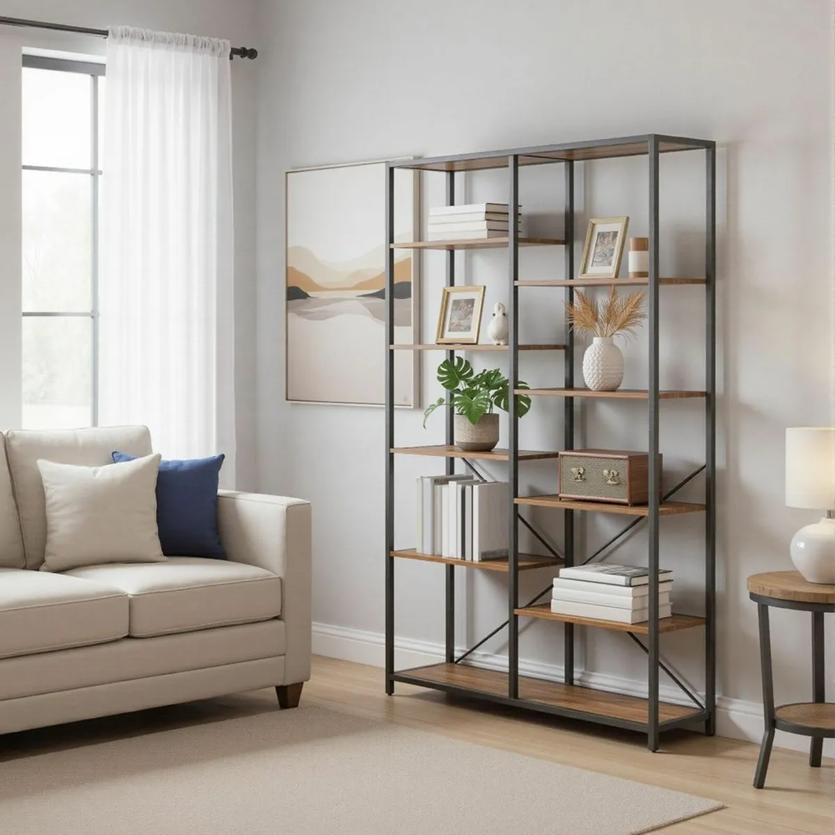 Bookcase with shelves - Image 3