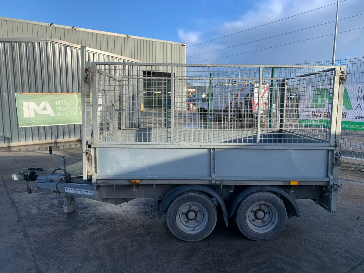 IFOR WILLIAMS LM85G MESH SIDED TRAILER FOR AUCTION - Image 2