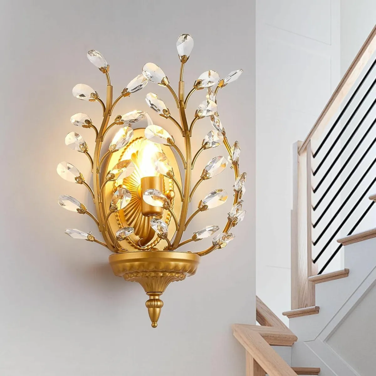 Crystal Wall Lights Antique Retro Vintage French - Image 1