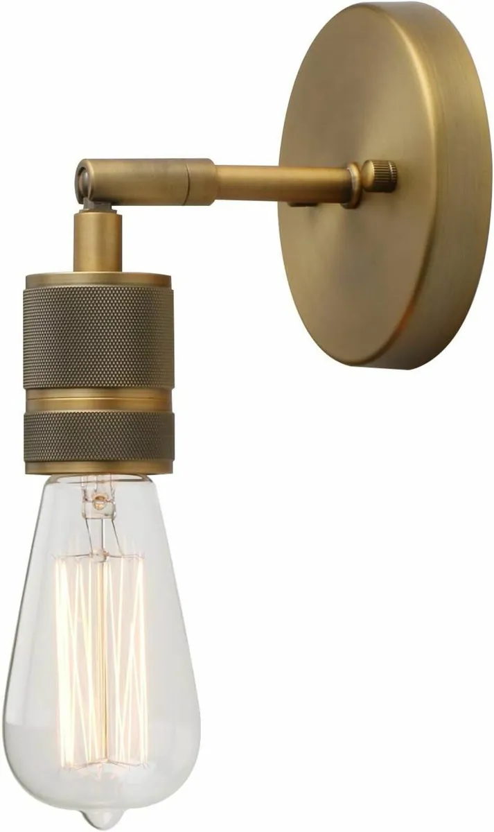 Set of 2 Vintage Up/Down Wall Light Industrial - Image 2