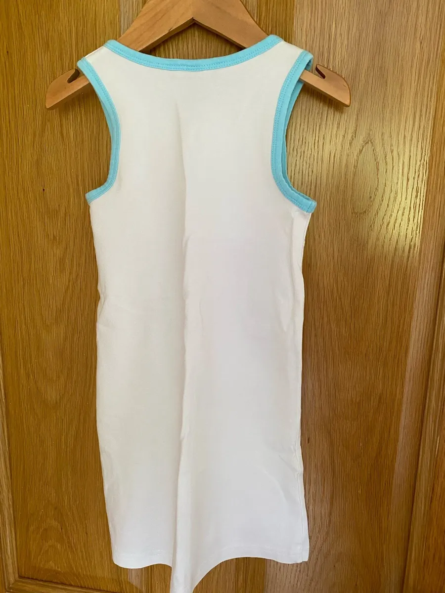 Girls New H & M White Summer Surfing Style Dress - Image 4