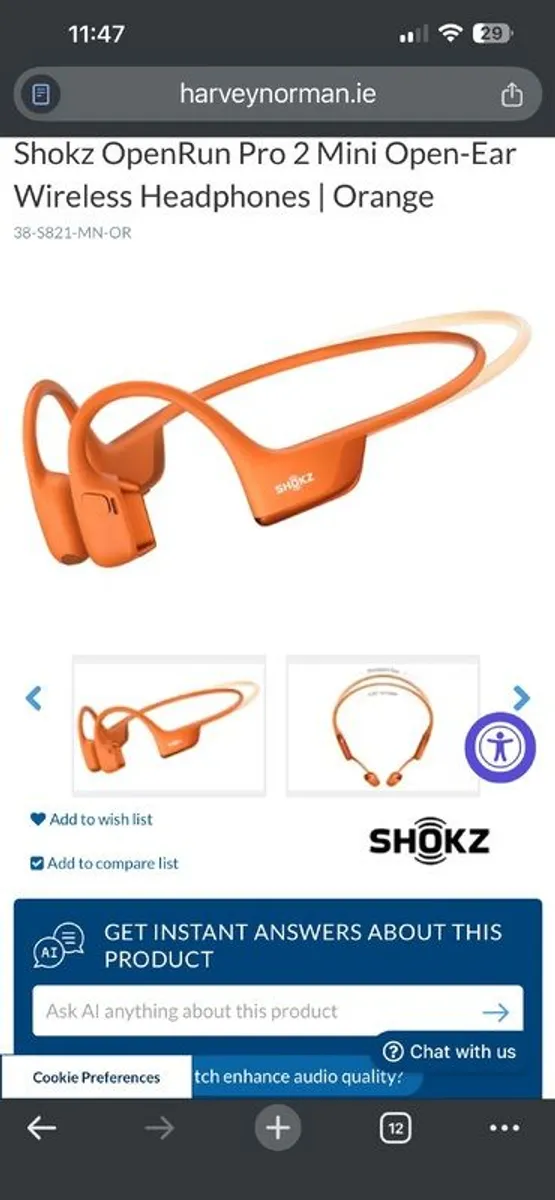 Shokz Open Run Pro 2 (mini) - Image 1