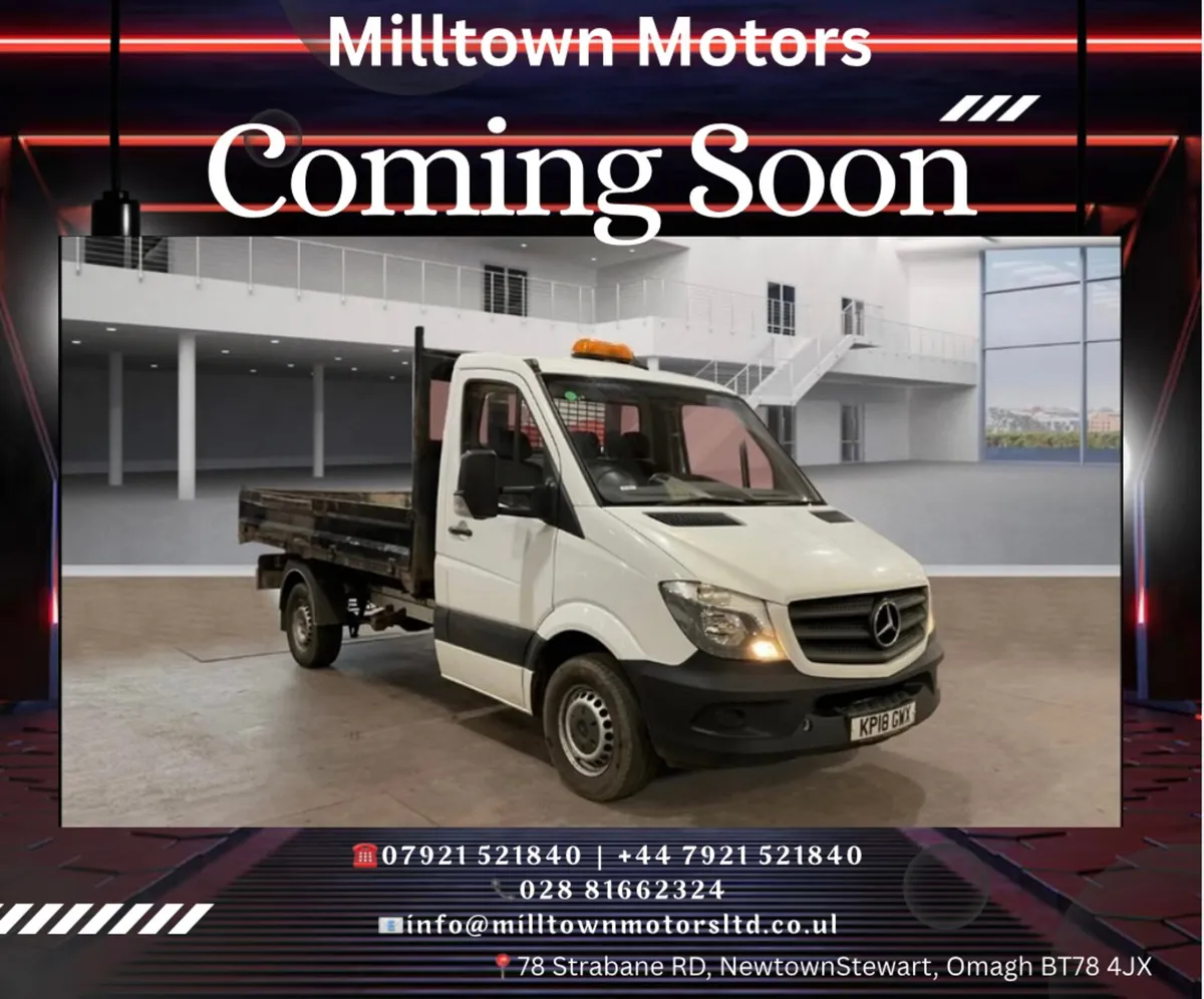 ✅Mercedes-Benz Sprinter Tipper 2018🛞 - Image 2