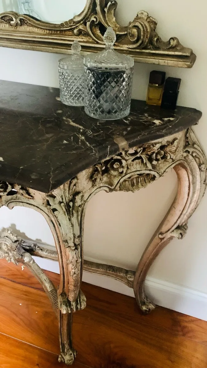 Sideboard and mirror - Image 3