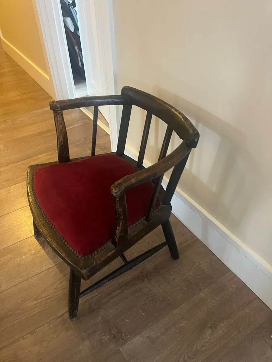 Antique Irish Farmhouse Hedge Chair - Image 3