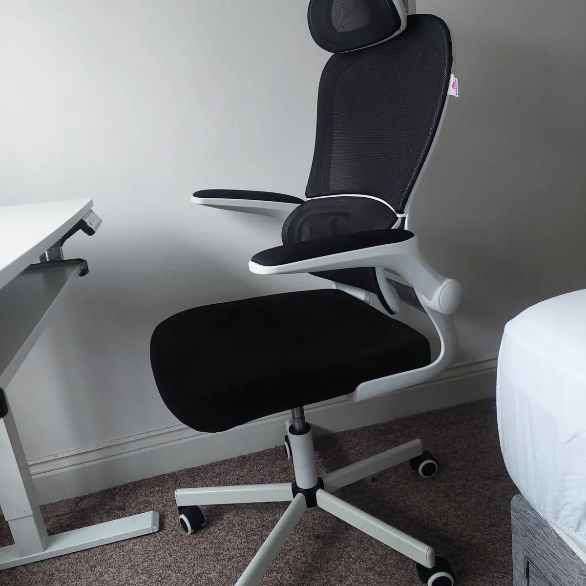 Electric Table, Dell 24" monitor, office chair - Image 2