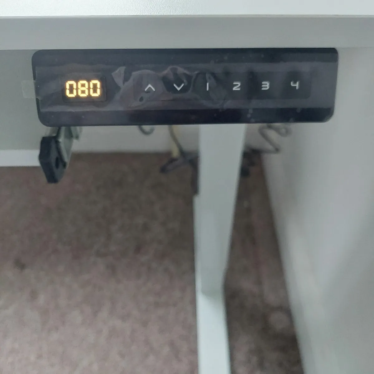 Electric Table, Dell 24" monitor, office chair - Image 4