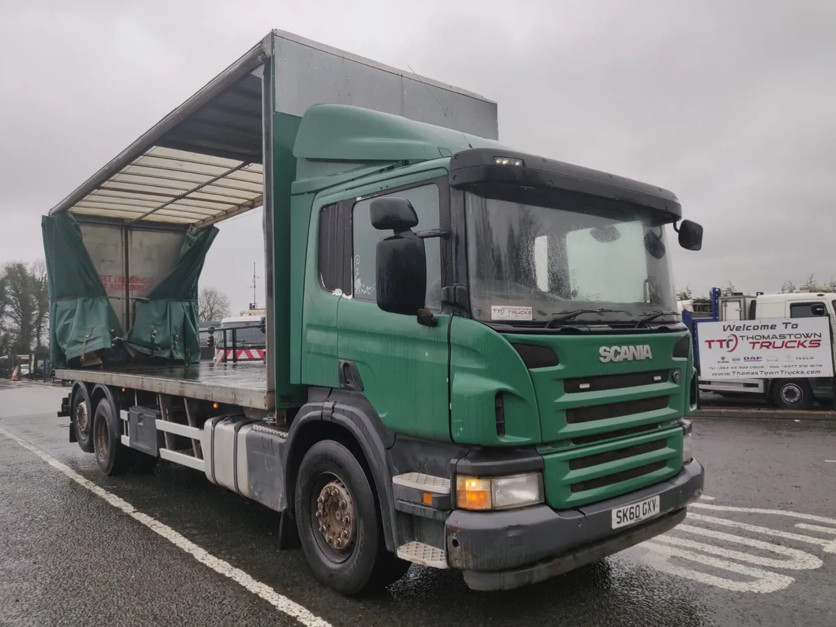 2011 Scania P320 6X2 with 26ft Curtainsider Body a - Image 1