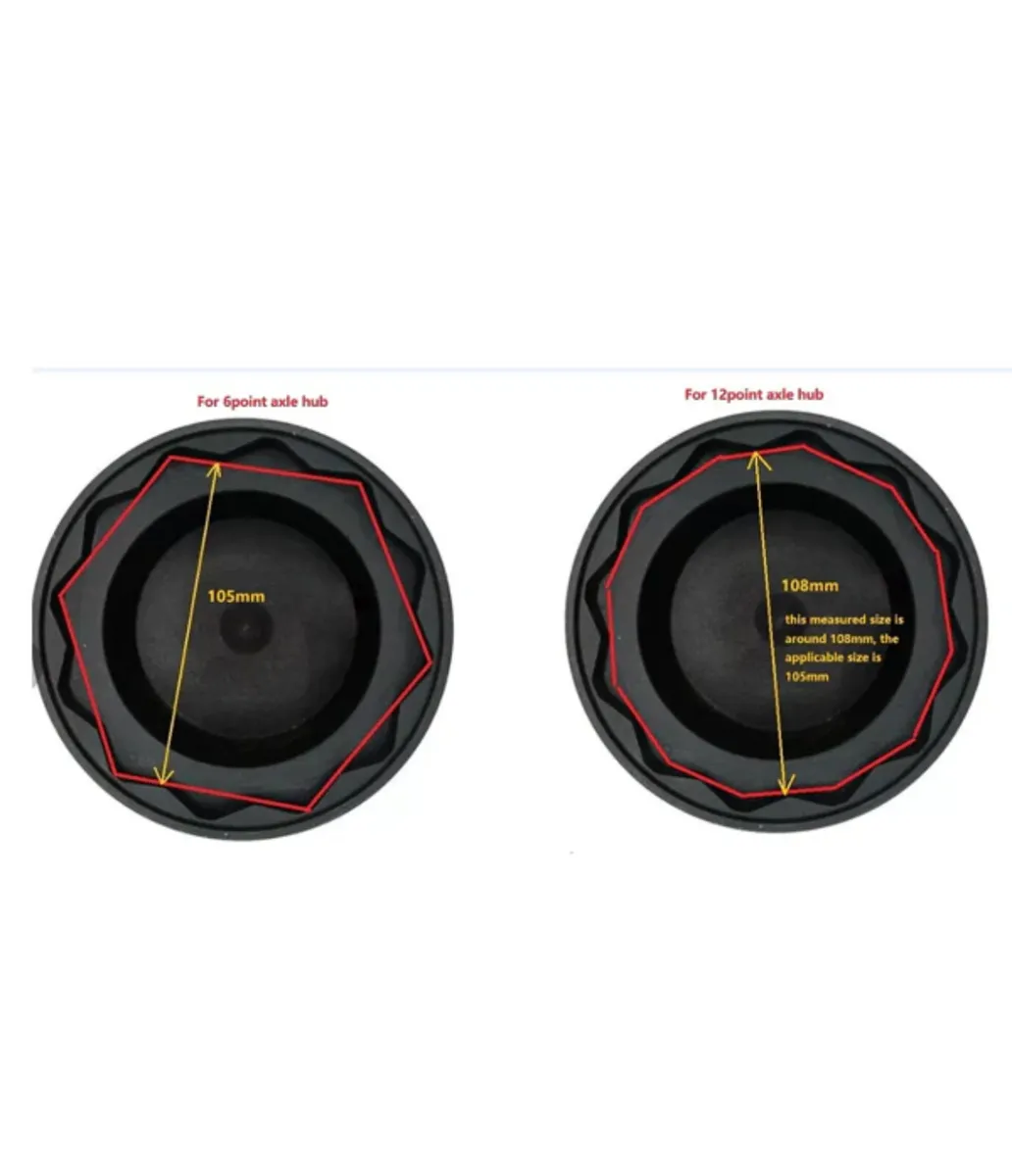 IVECO AXLE HUB NUT SOCKET - 105MM - Image 3