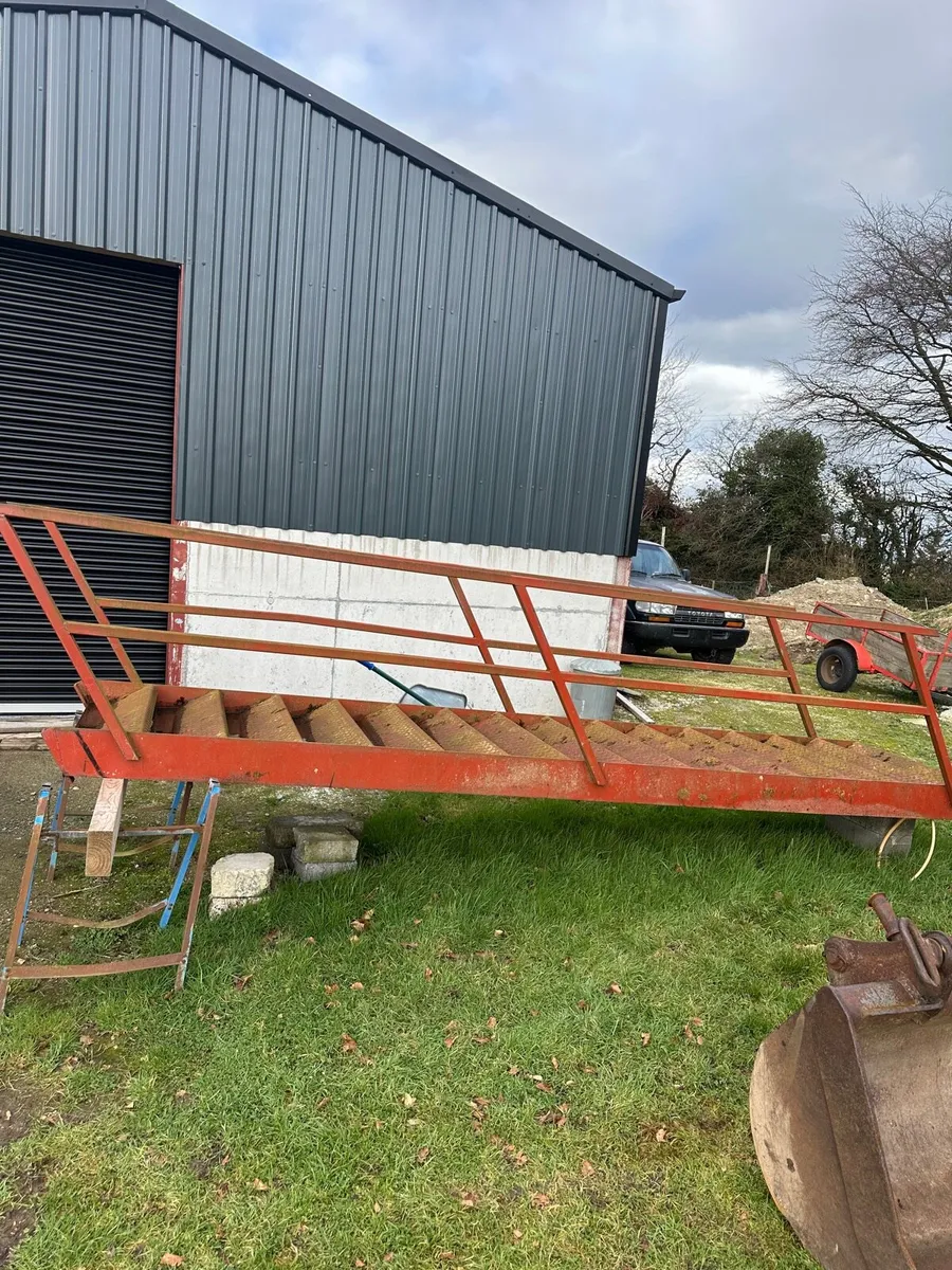 Factory made steel stairs. - Image 1