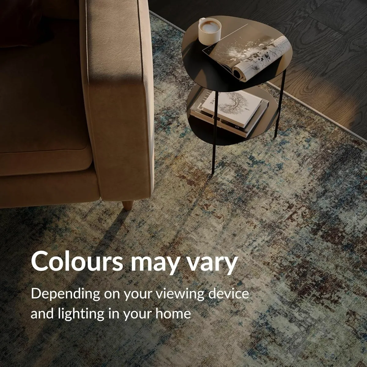 Machine Washable Rug 122x170cm 75% Recycled - Image 4