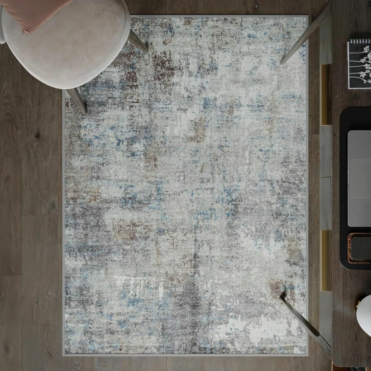 Machine Washable Rug 122x170cm 75% Recycled - Image 1