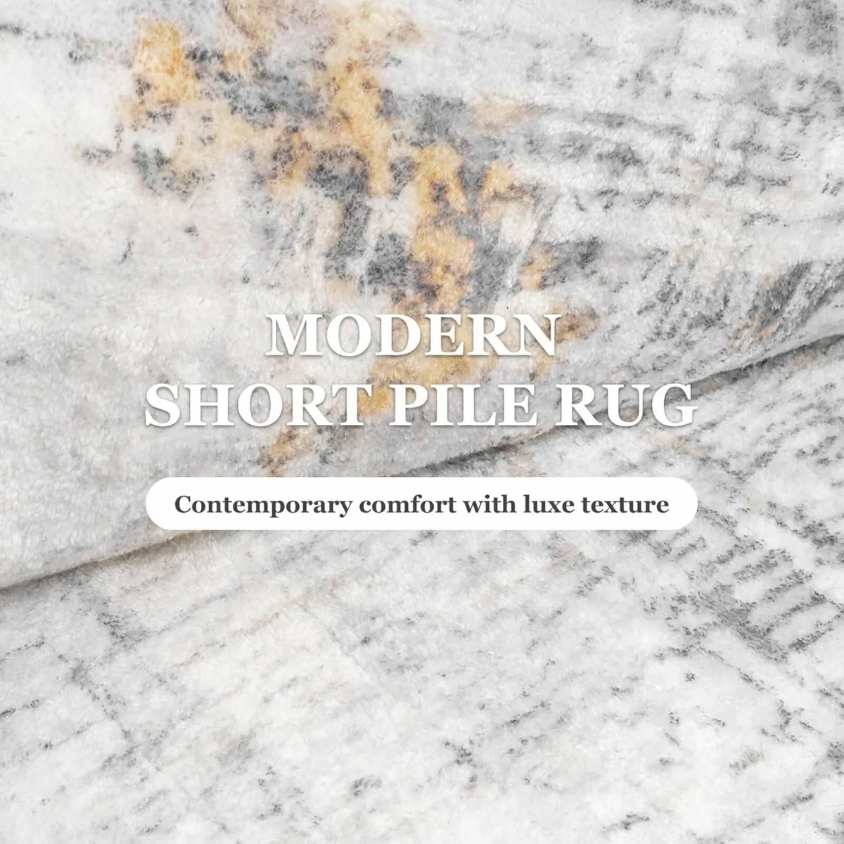 Modern Area Rug- Upgraded 10mm Thick Sponge for - Image 3