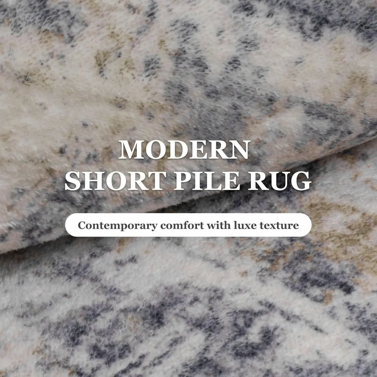 Modern Area Rug- Upgraded 10mm Thick Sponge for - Image 3