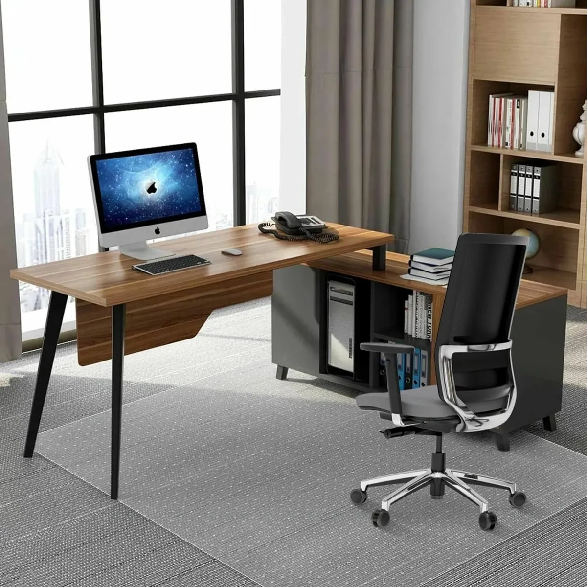 Office Chair Mat for Carpeted Floors 150x120 cm - Image 2