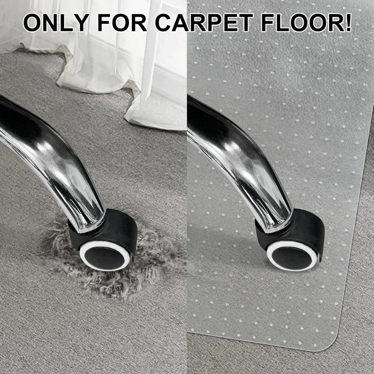 Office Chair Mat for Carpeted Floors 150x120 cm - Image 4